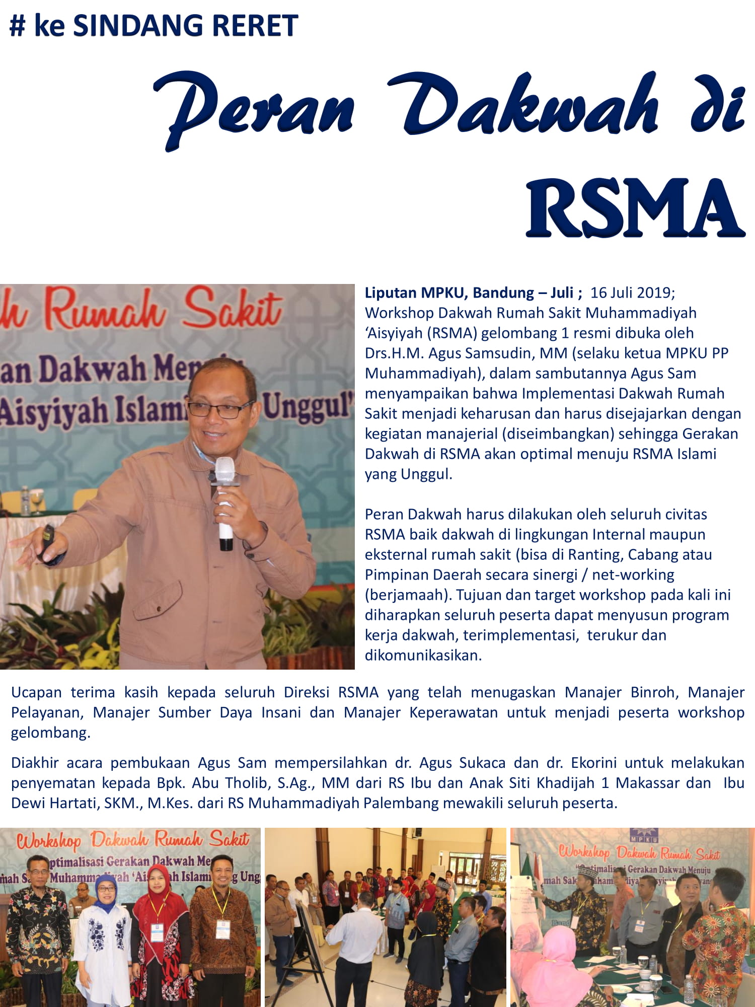 PERAN DAKWAH DI RSMA-1